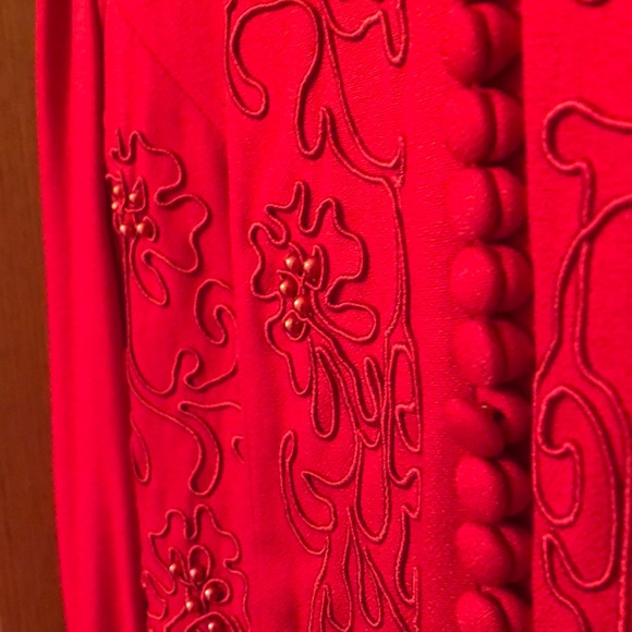 Plaza South Red Dress - Picture 7 of 7